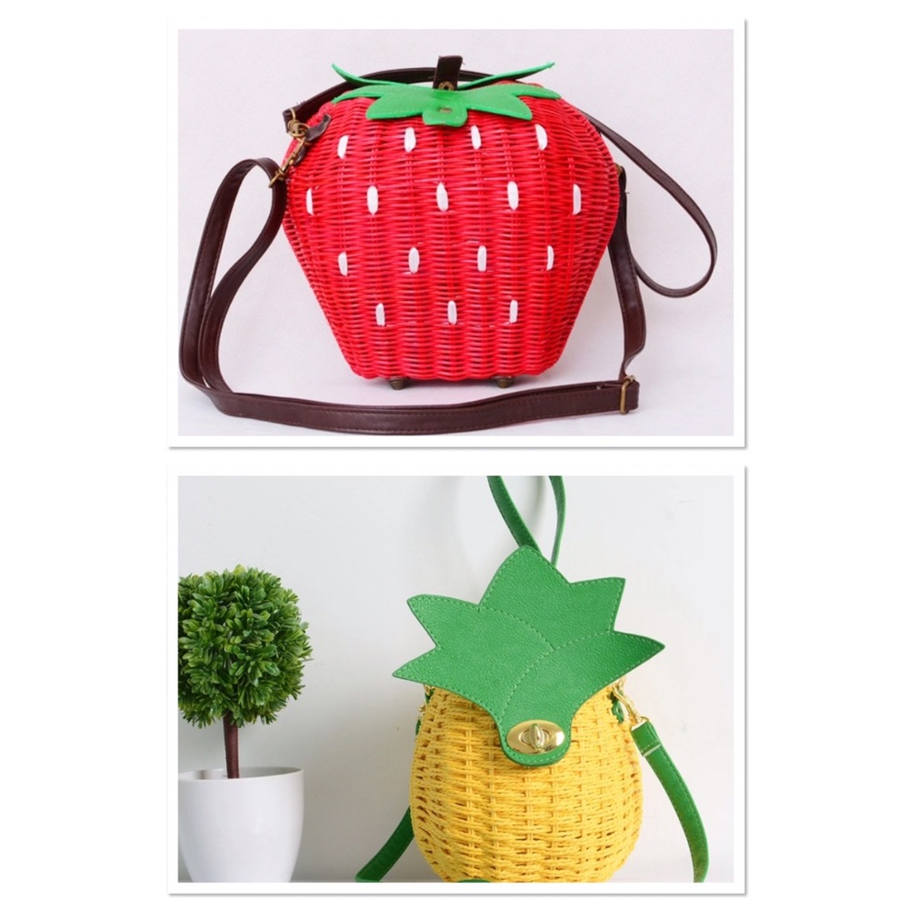 Hand Made Woven Fruit bags HP Casual Cool 🎉😍